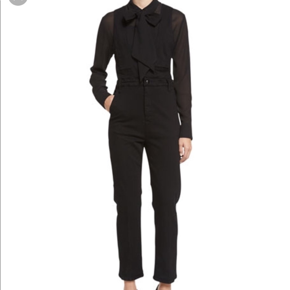 *sold* Frame Waistcoat jumpsuit in Noir